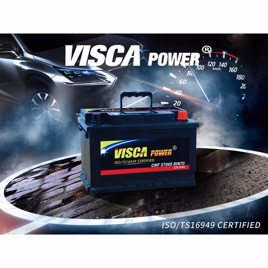 Visca Power DIN75 Mf 12V オートマチック車用鉛蓄電池