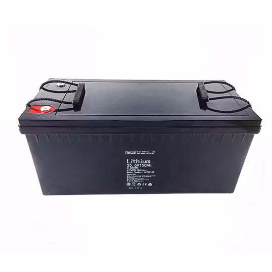 Factory Directly Supply 25.6V 24V LiFePO4 Battery Lithium Ion Battery Pack 150ah with BMS for Solar Energy System Street Light PV System Backup with CE Un38.3