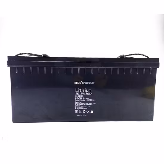 Factory Directly Supply 25.6V 24V LiFePO4 Battery Lithium Ion Battery Pack 150ah with BMS for Solar Energy System Street Light PV System Backup with CE Un38.3