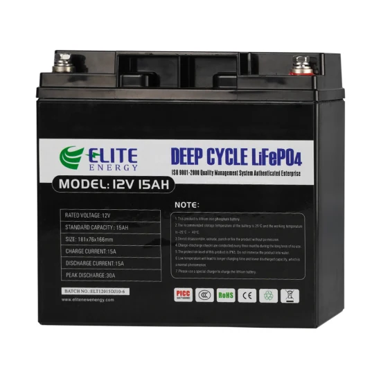 エリート 12V LiFePO4 バッテリー GPS トラッカー販売用 15Ah 6000 サイクル リチウムリン酸鉄リチウムイオンバッテリー ソーラー街路灯 UPS およびパワーバンク用